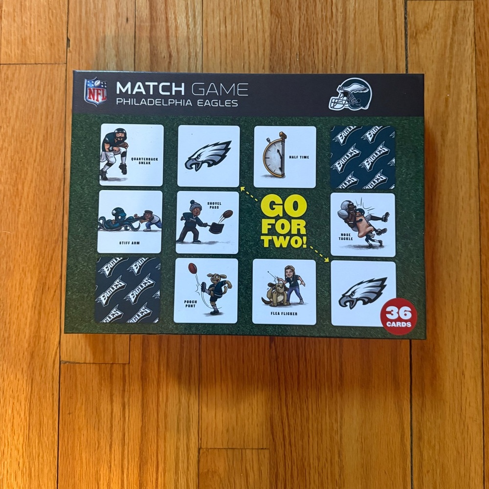 NFL Philadelphia Eagles Match Game - Green‎ & Black